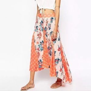 Free People High Low Maxi Skirt